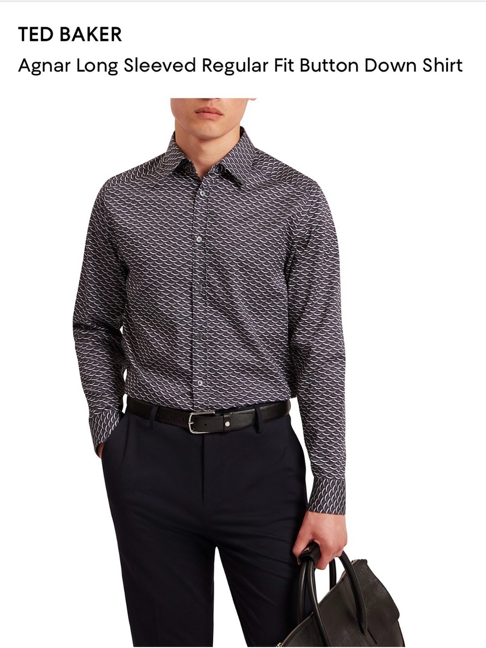 NWT - Ted Baker Button-Down Cotton Shirt